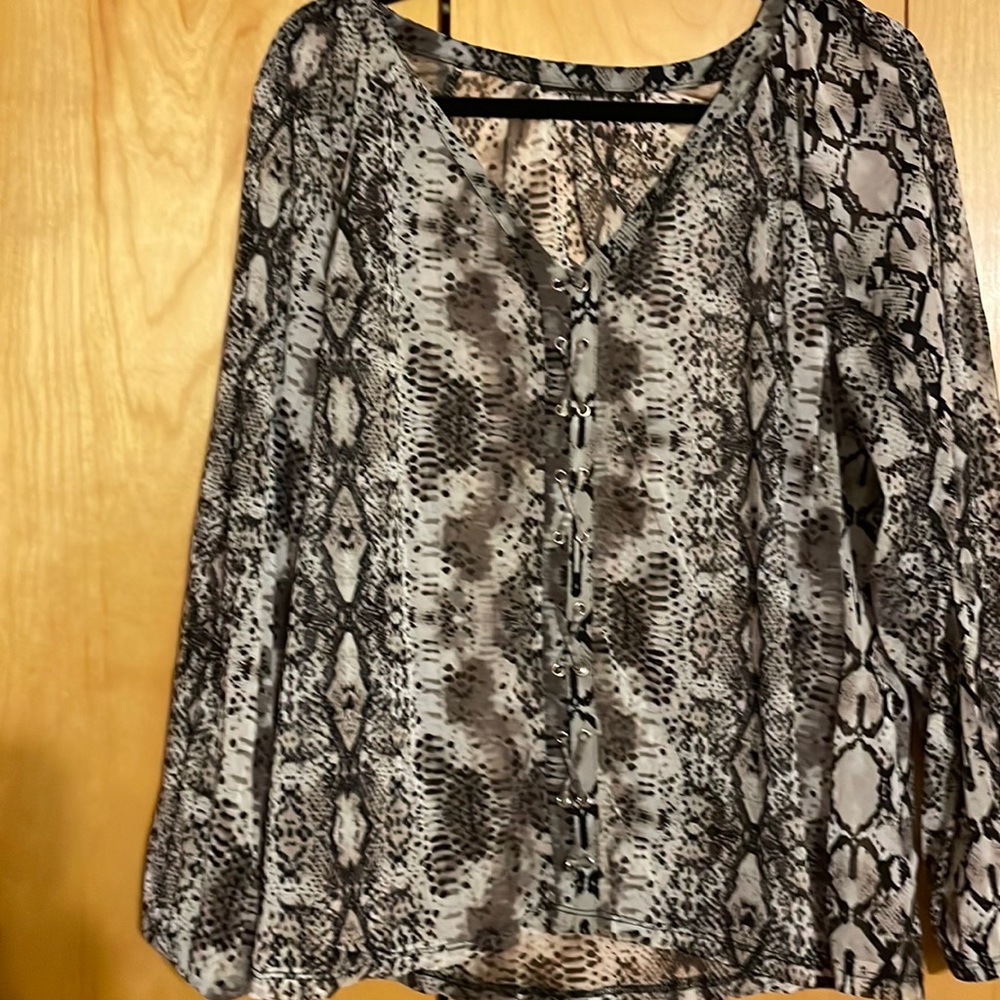 Sheer Snake Skin shirt
